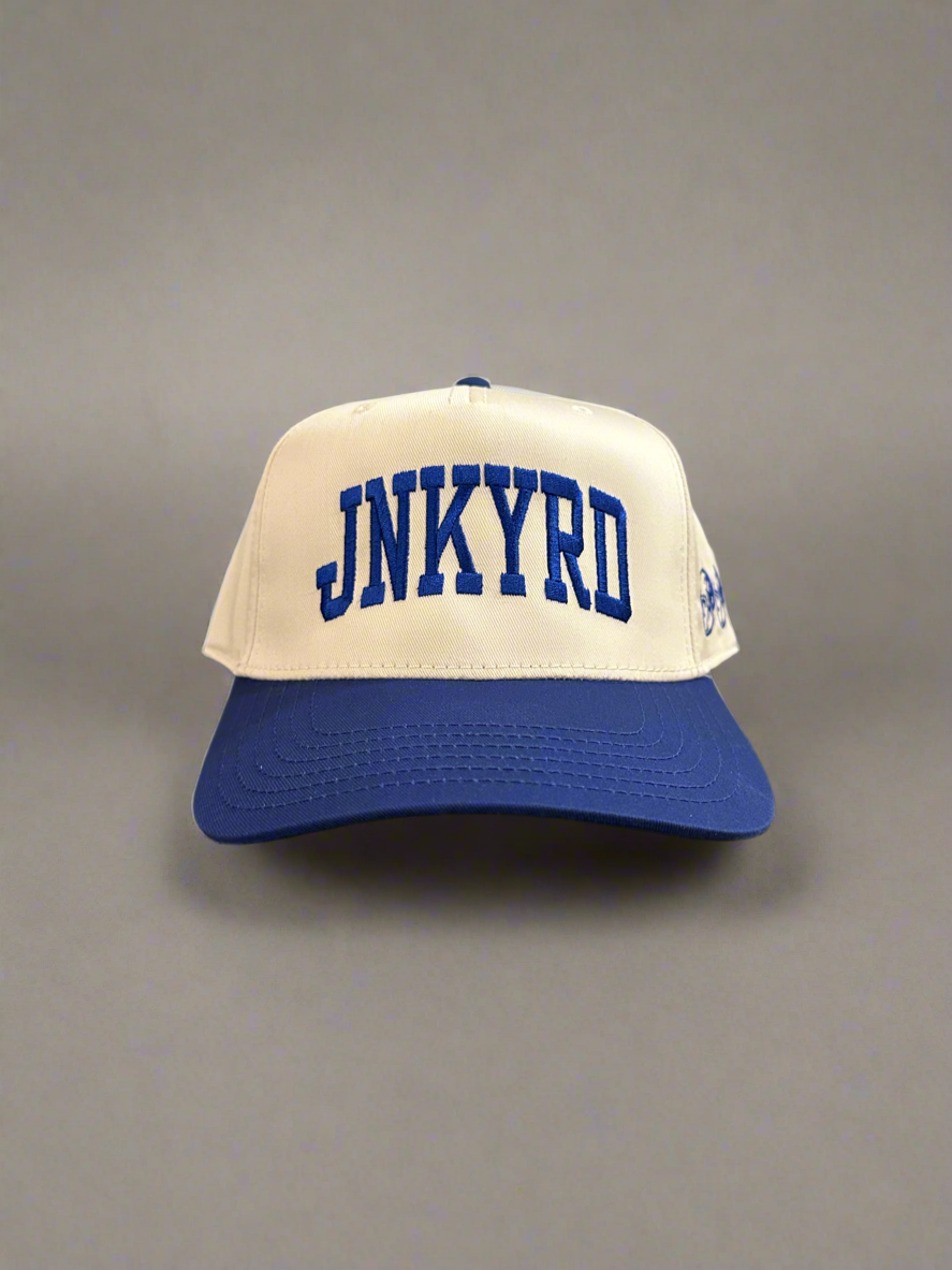 Cream & Royal Vintage Style Snapback