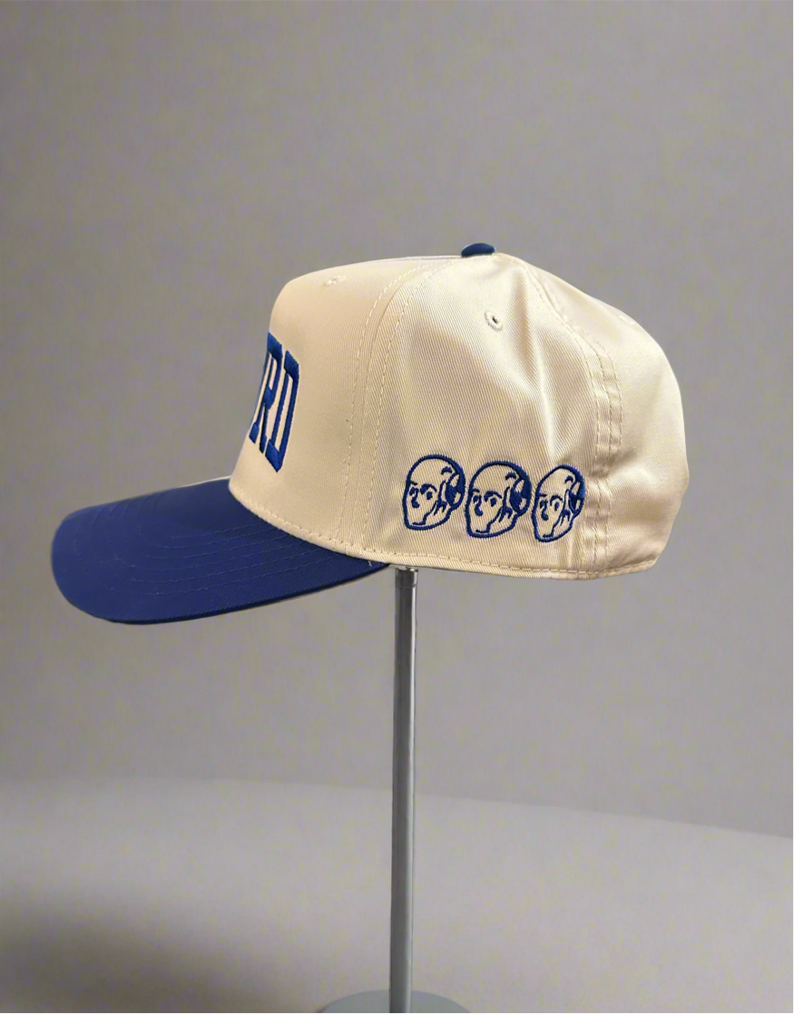 Cream & Royal Vintage Style Snapback
