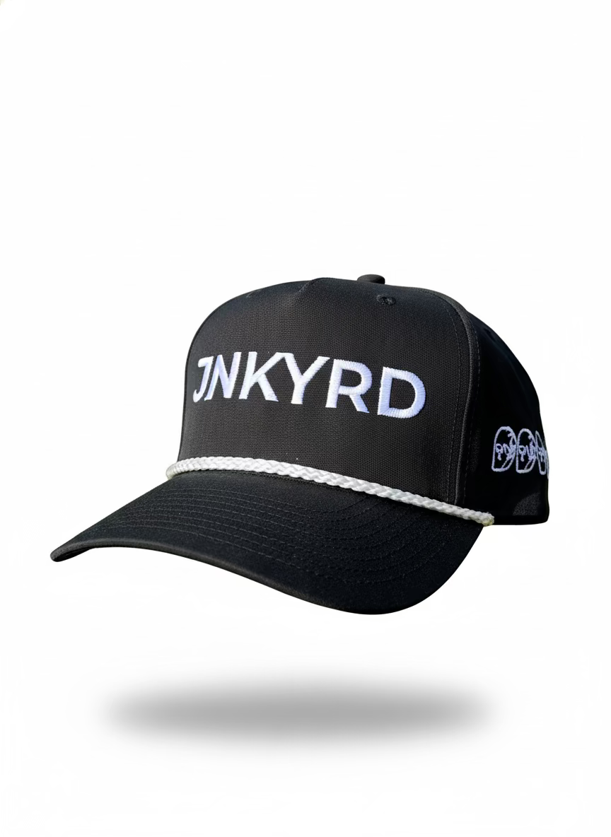 JNKYRD ROPE HAT BLACK