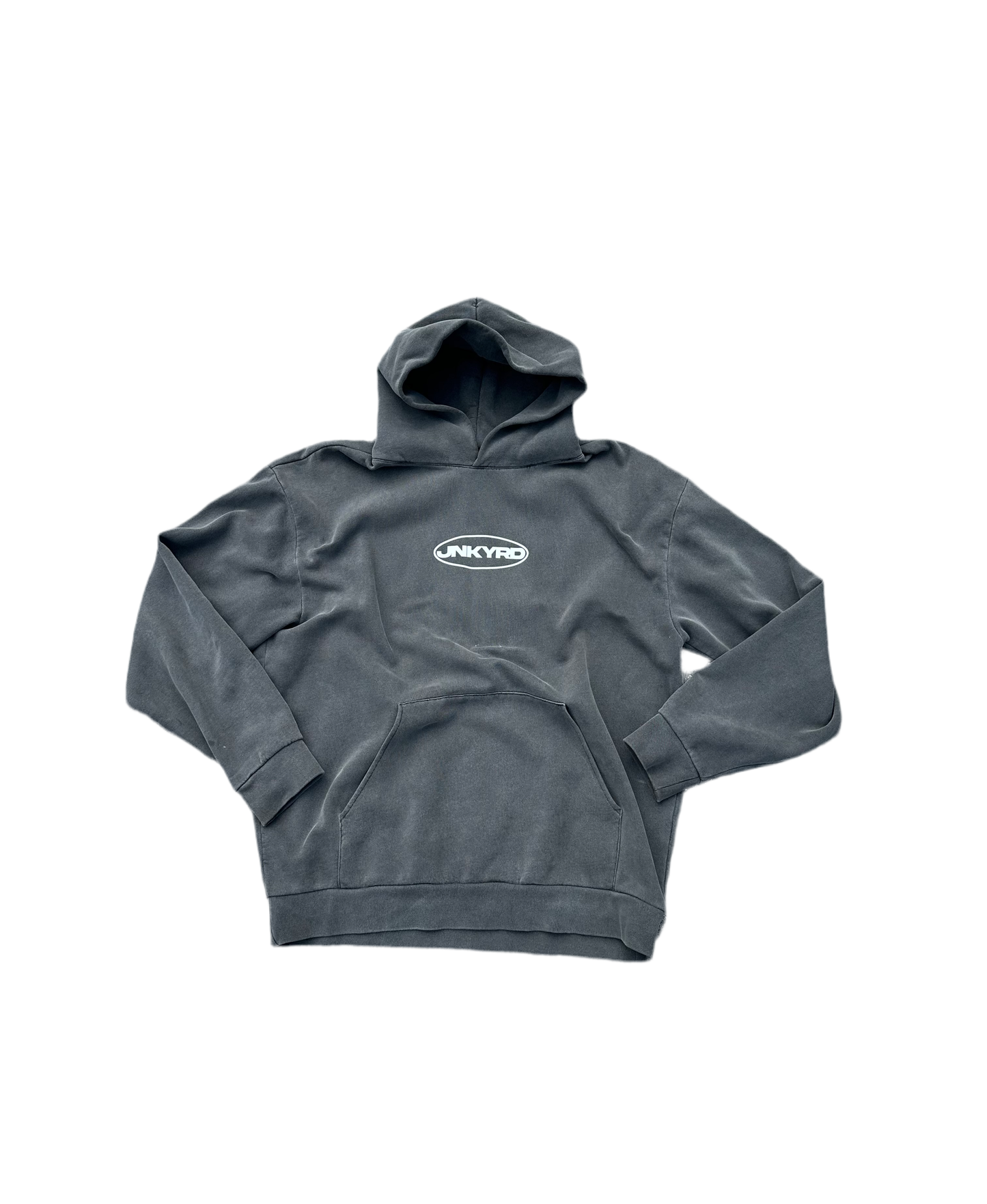 jnkyrd “create” pigment black heavyweight hoodie